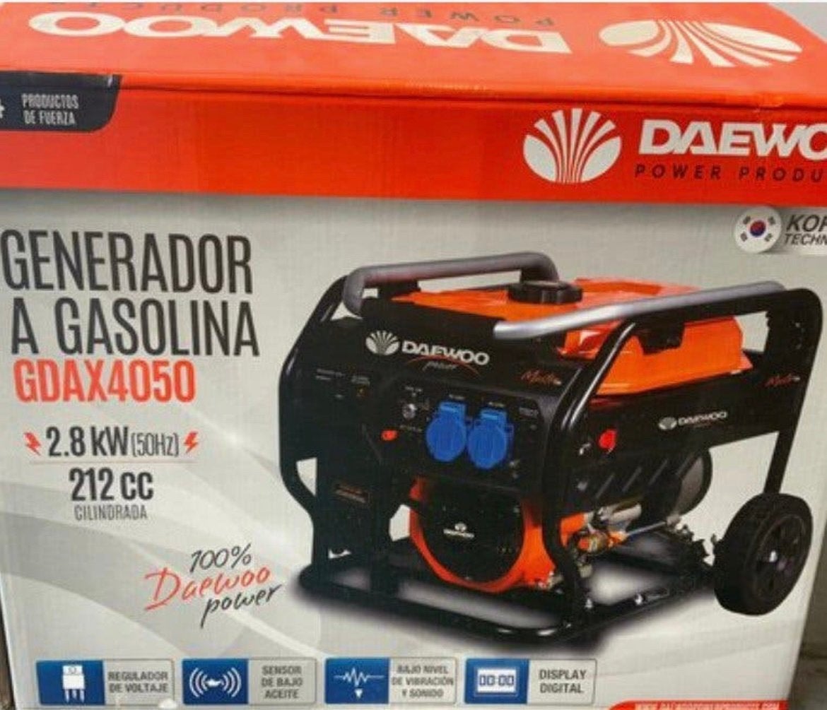 Daewoo GDAX4050 2,5kw generator, Ophalen, Zo goed als nieuw