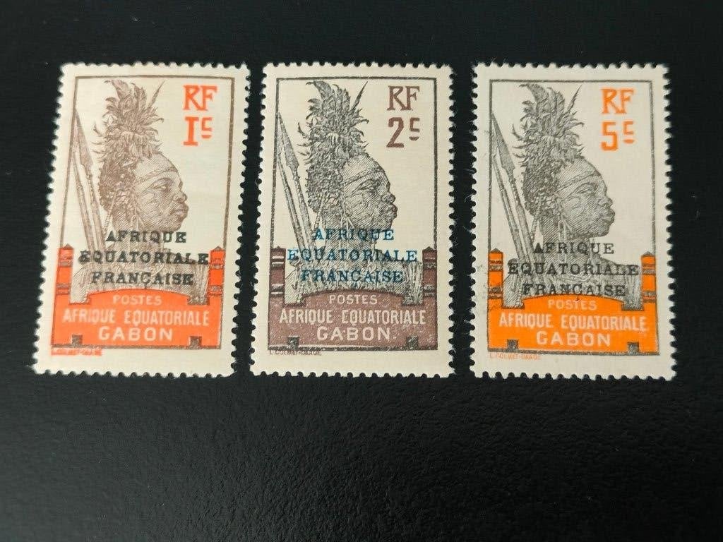 Gabon 1924 - "AFRIQUE EQUATORIALE FRANCAISE"  *, Verzenden, Overige landen, Postfris