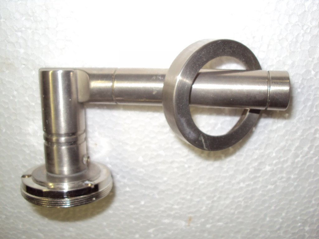 Deurklinken (6) vol massief inox , aparte sleutel rozetten, Doe-het-zelf en Bouw, Hang- en Sluitwerk, Ophalen, Zo goed als nieuw