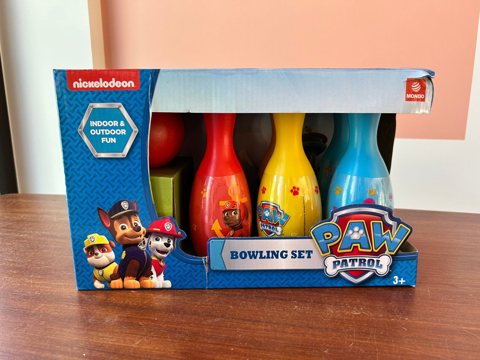 Nickelodeon Paw Patrol bowling set, Enlèvement, Utilisé