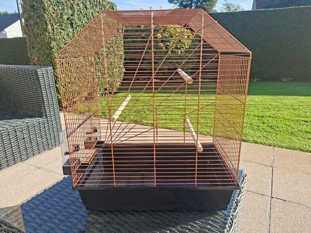 Vogelkooi, Animaux & Accessoires, Enlèvement, Comme neuf, Métal, Cage à oiseaux