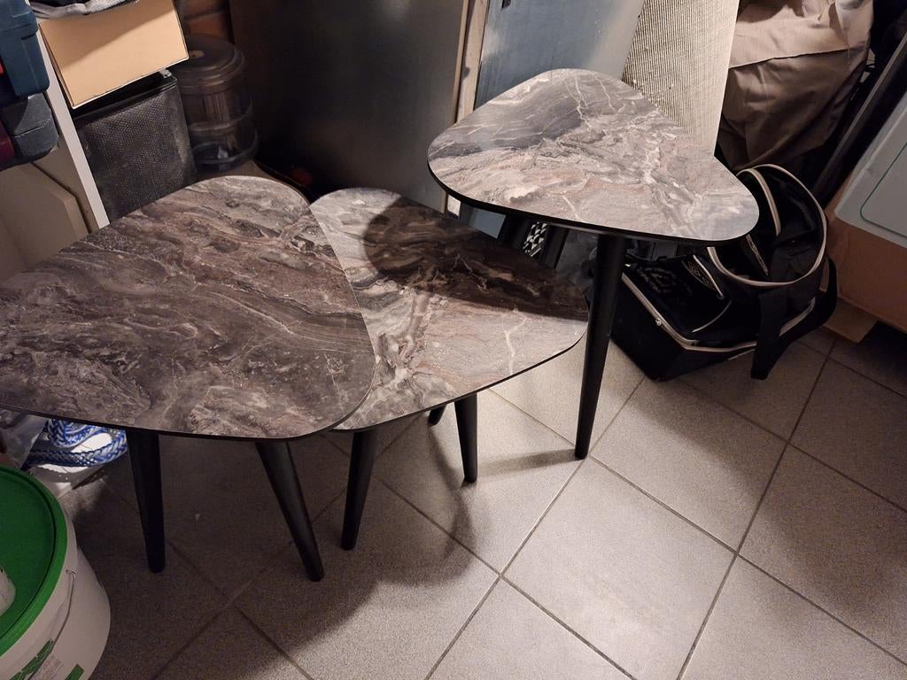 3 uitschuifbare salontafels, Ophalen of Verzenden