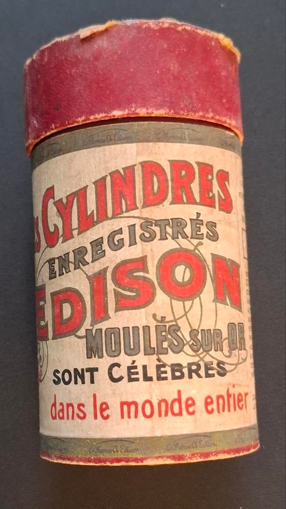 Ancien emballage de cylindre Edison. 1888-1915, Enlèvement ou Envoi