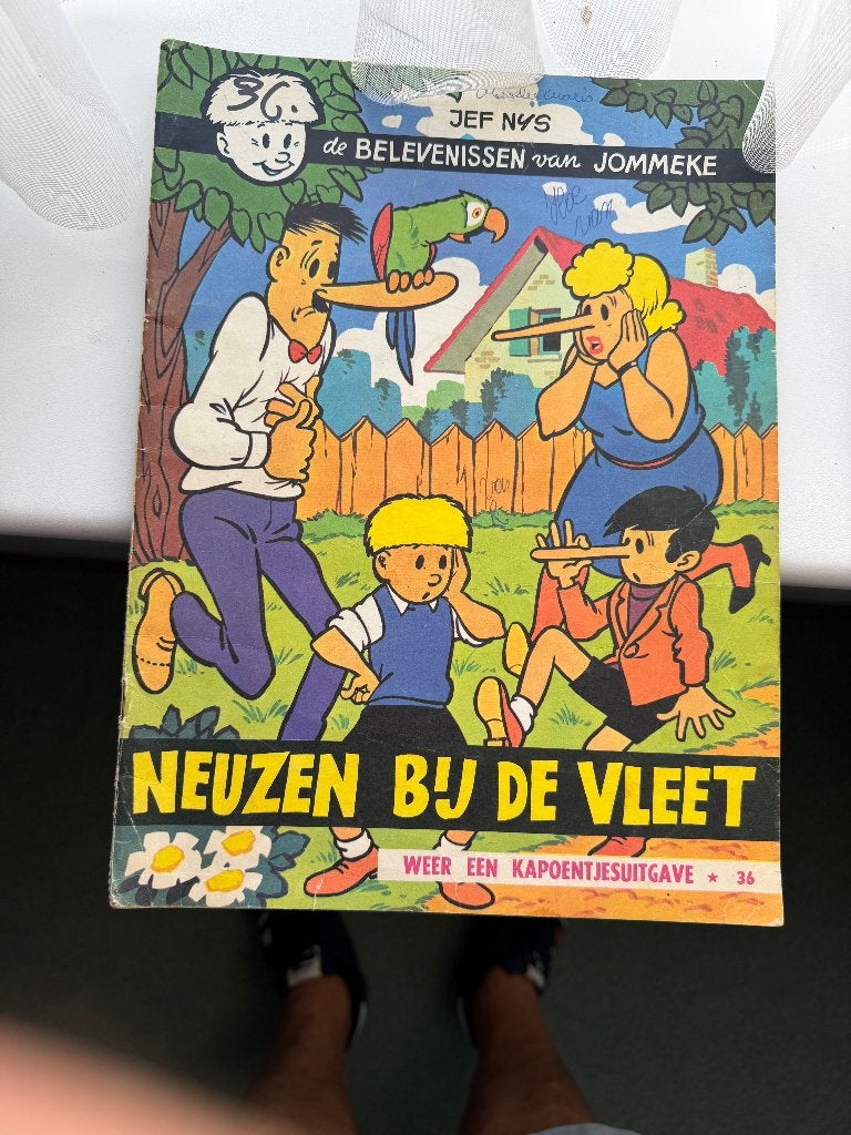 jommeke, Boeken, Ophalen