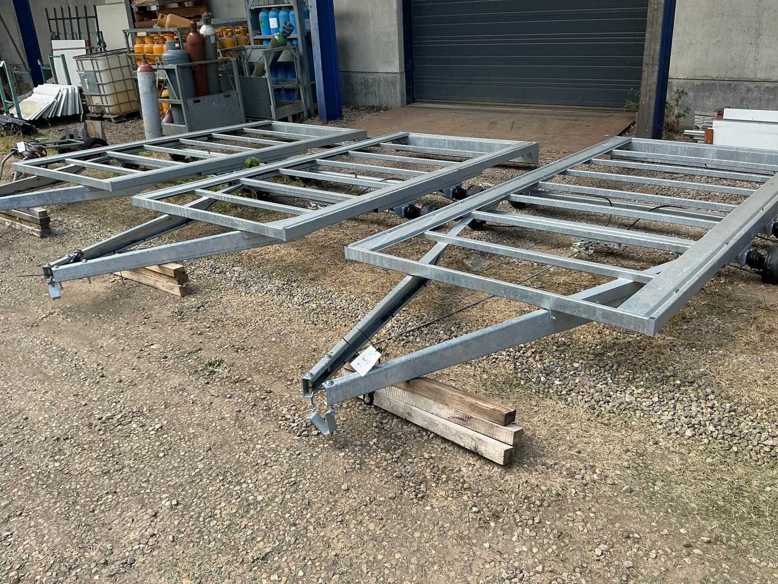 Onafgewerkte aanhangwagen (3x), Auto diversen, Aanhangers en Bagagewagens, Gebruikt