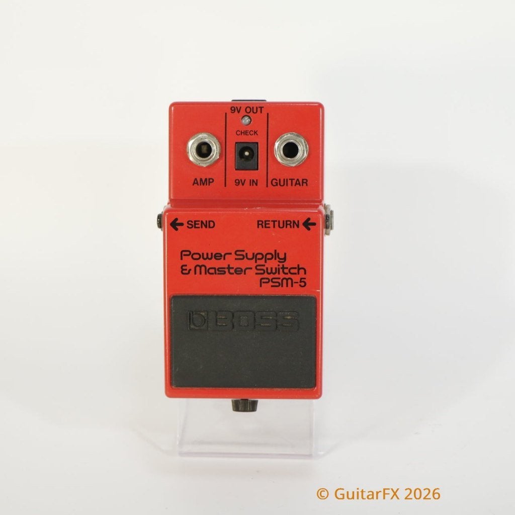 Boss PSM-5 Power Supply & Master Switch (s/n 919889, Red Lab, Enlèvement ou Envoi, Utilisé