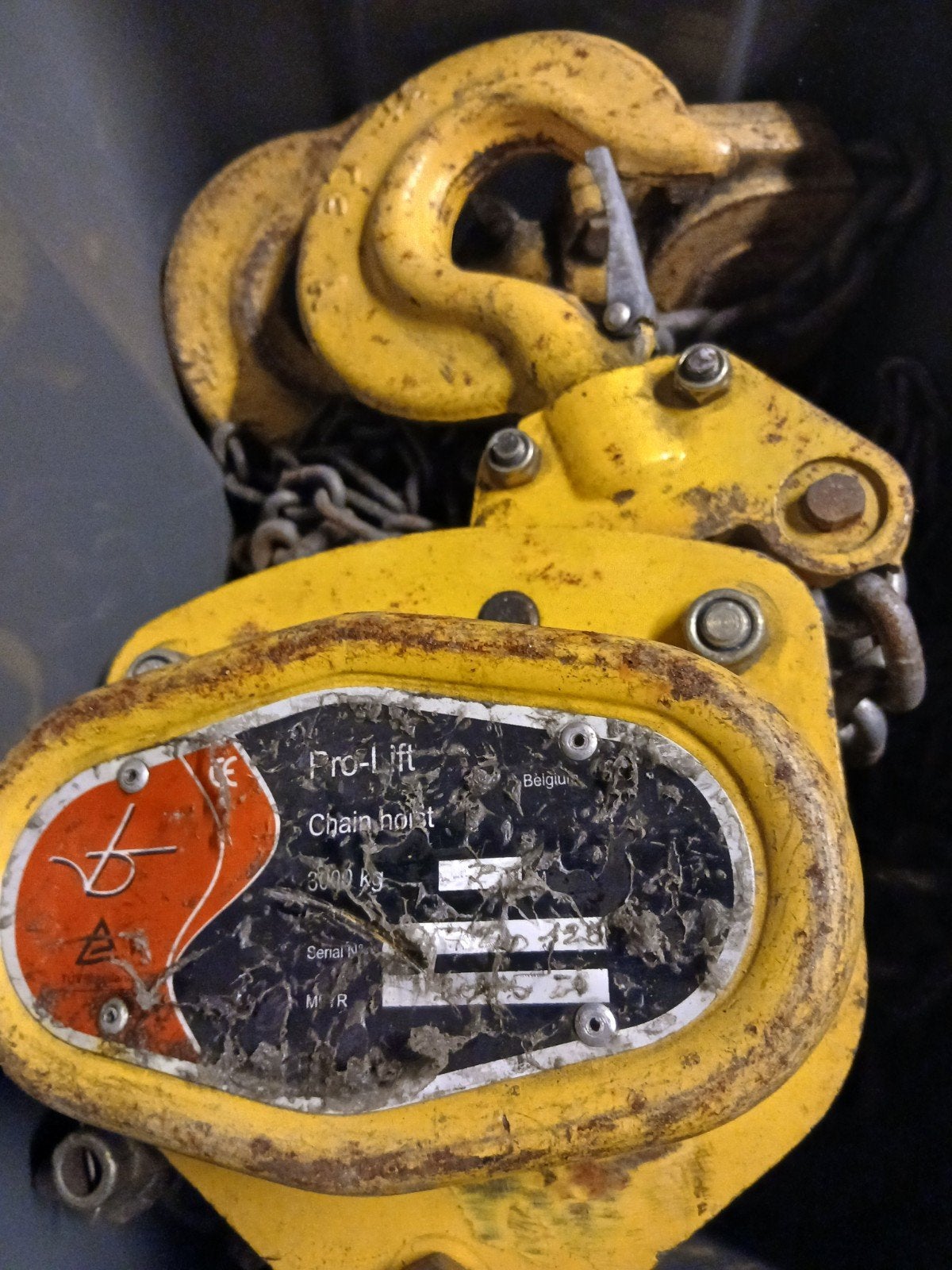 takel 3ton, Doe-het-zelf en Bouw, Ophalen