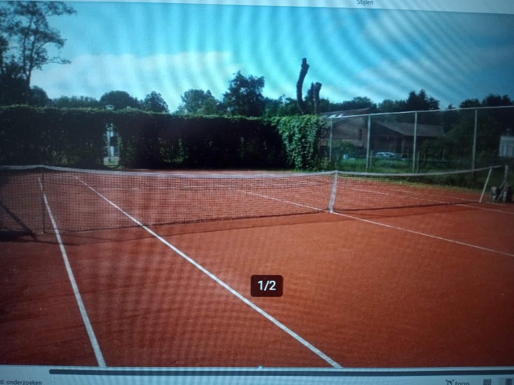 tennisbaan te huur voor u en vrienden of welkom in onze club, Sports & Fitness, Tennis, Enlèvement