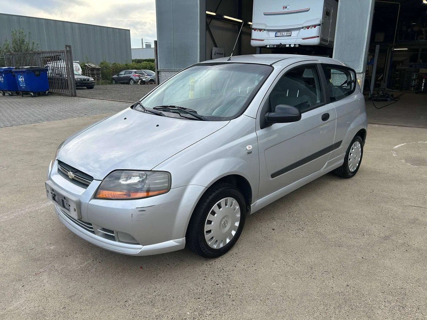 Chevrolet Kalos Kalos hatchback 1.2i 8v S nieuwe distributie, Auto's, 1150 cc, Stof, Gebruikt, Zwart