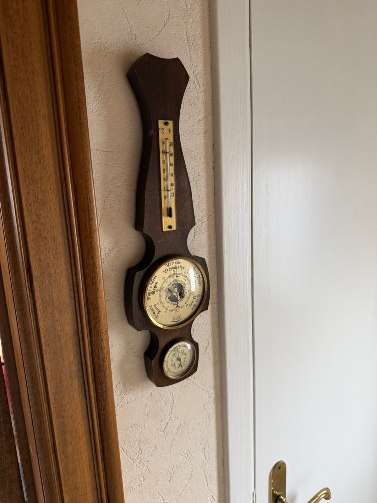 Barometer, Audio, Tv en Foto, Weerstations en Barometers, Ophalen, Zo goed als nieuw, Barometer