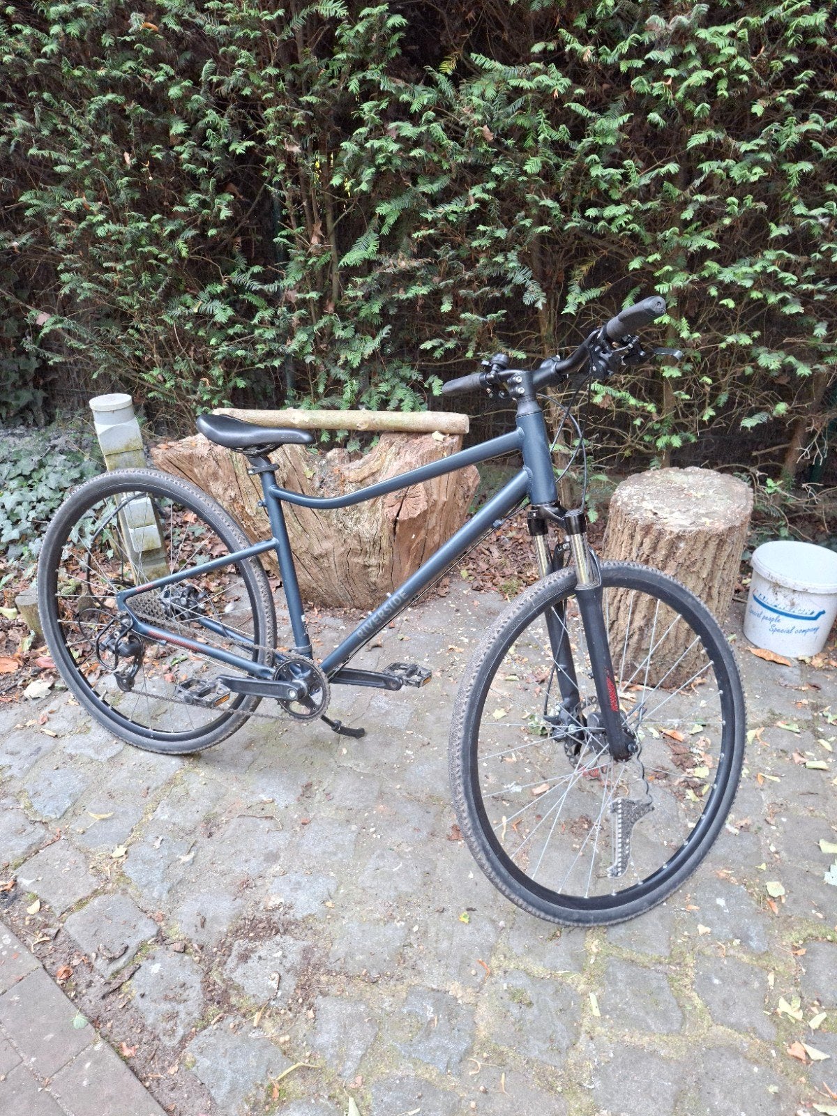 Fiets Riverside RS 500, Btwin Riverside, Gebruikt, Versnellingen, Schijfrem
