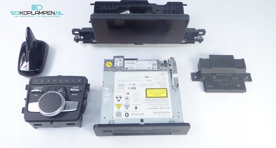 Système de navigation MMI MIB SIM pour Audi A4 S4 8W complet, -, -, Origine de la pièce connue, Audi