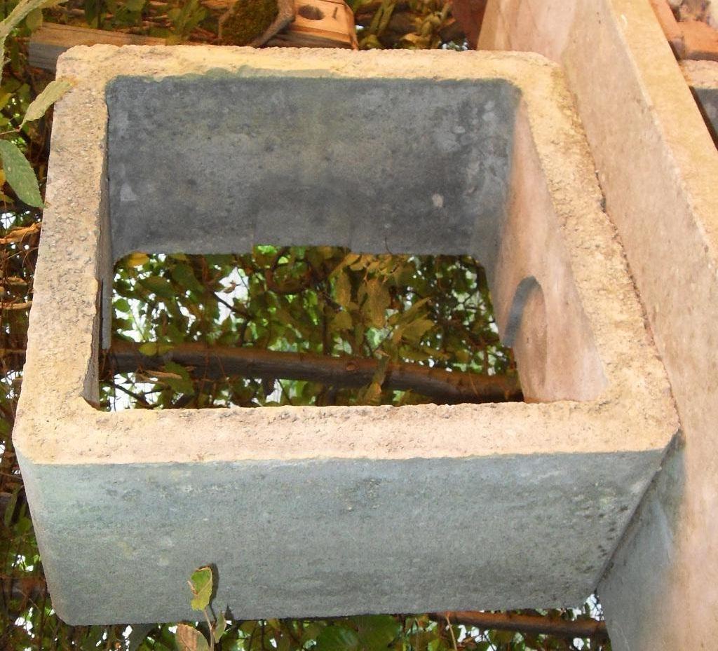Réhausse béton 60 x 60 x 30 cm, Jardin & Terrasse, Enlèvement, Utilisé, Béton, Bordure