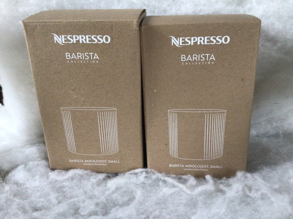 Nespresso glazen. Barista. Small . Nieuw, Enlèvement ou Envoi