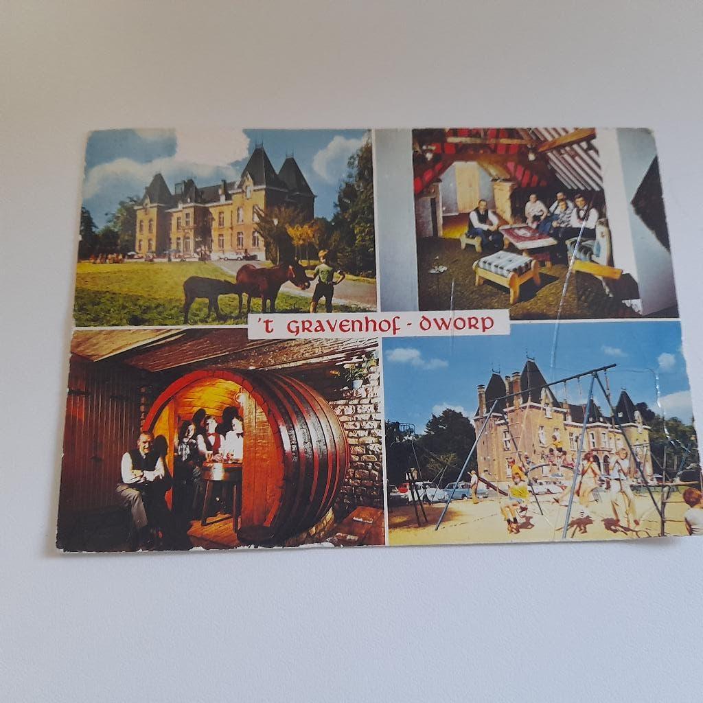 oude postkaart beersel 't gravenhof dworp Piet Demol, Enlèvement ou Envoi, 1960 à 1980, Non affranchie, Brabant Flamand