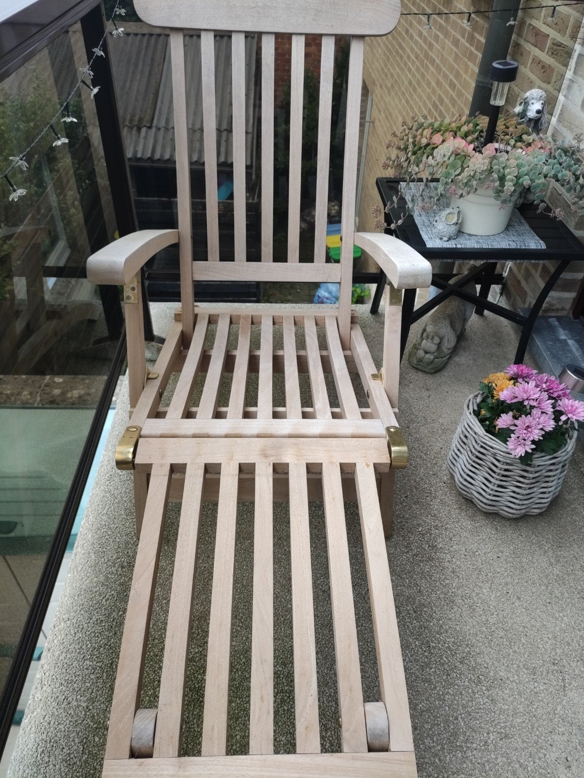 chaise longue de navire, Jardin & Terrasse, Enlèvement, Comme neuf