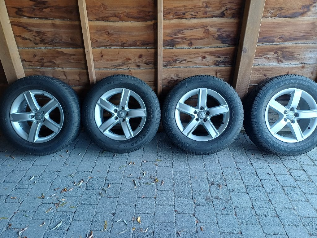 Audi Q5 17" velgen winterbanden S line, Ophalen, Gebruikt, Velg(en), 17 inch