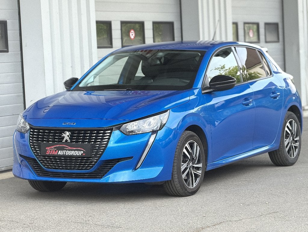 Peugeot 208 1.2/Benzine/Automaat/Carplay/Led/Navi/Airco/, Automaat, 1199 cc, Blauw, Bedrijf
