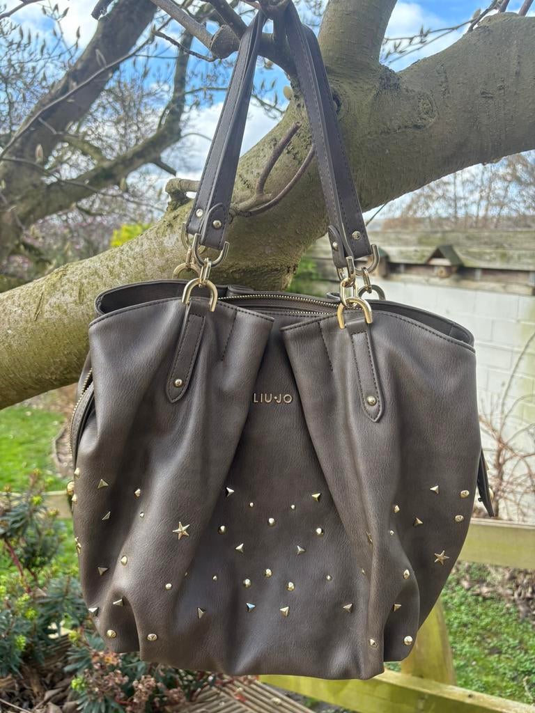 Sac à main Liu.Jo en cuir kaki, Enlèvement, Comme neuf, Sac à main