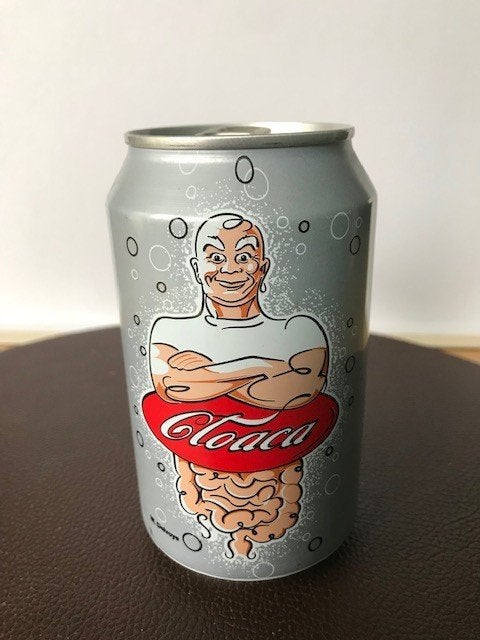 Wim Delvoye -Cola Light cloaca, Ophalen