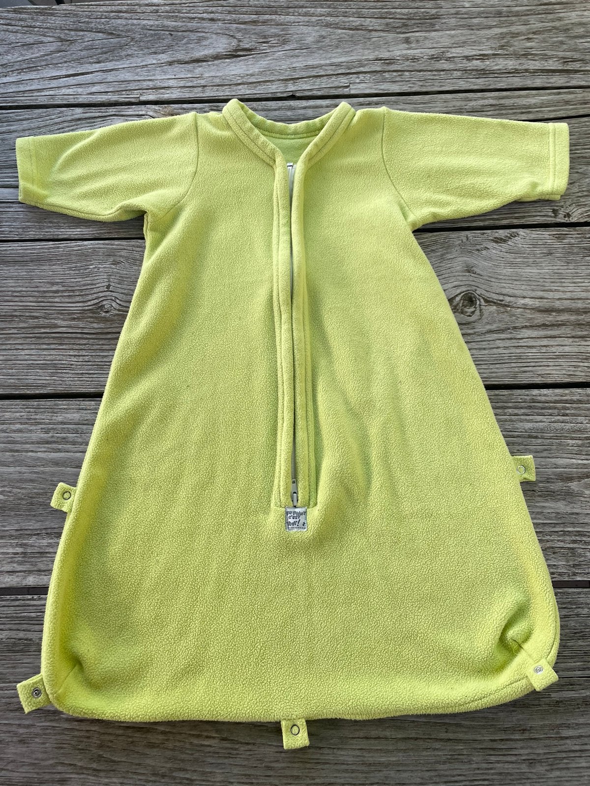 Groene slaapzak Un point C’est tout, Enlèvement ou Envoi, 70 cm, Raccourcissable, Utilisé