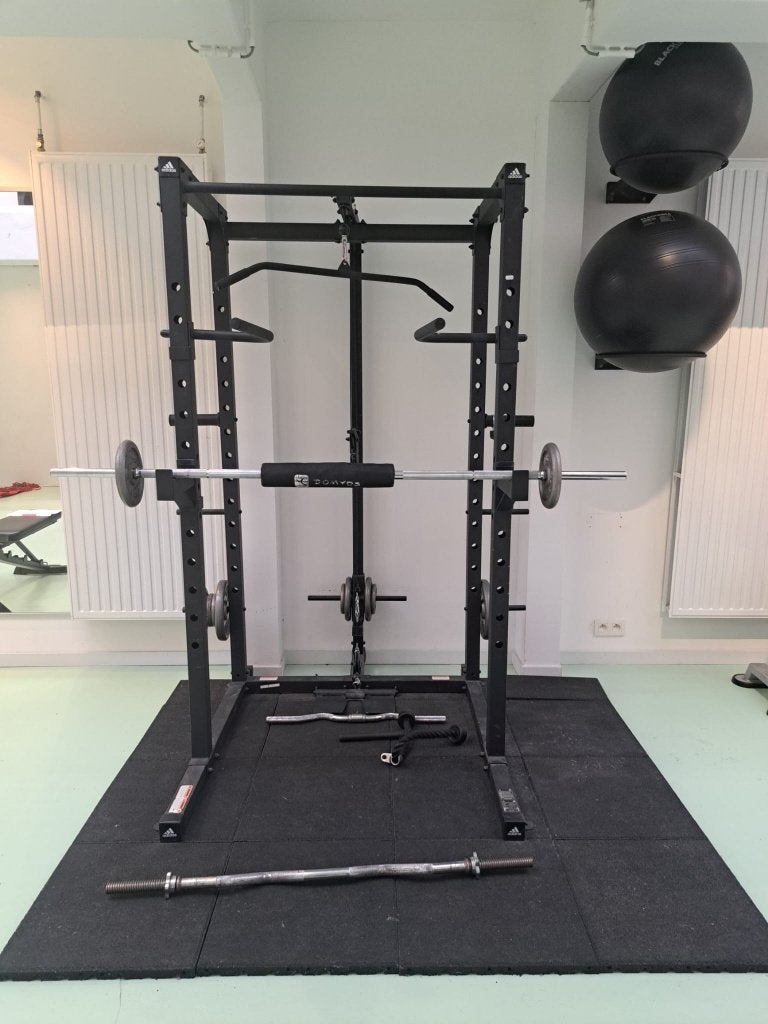 Adidas Power Rack / Squat Rack - gewichten en fitnesstegels, Sports & Fitness, Enlèvement, Comme neuf