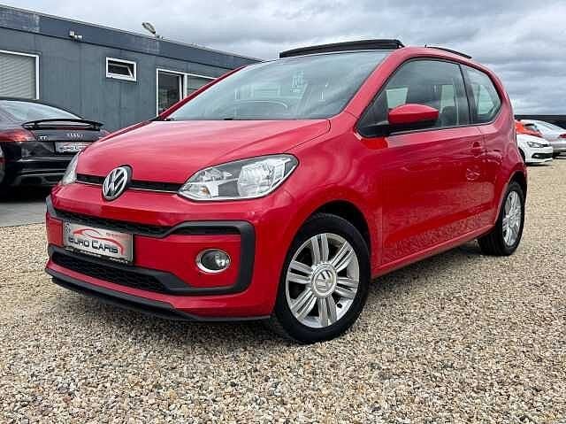 Volkswagen up! 1.0 TSI High up! CLIM/BT/TOIT OUVRANT/1erPROP, Autos, Volkswagen, Rouge, Achat, Up!, Entreprise