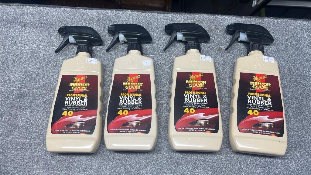 7x Nettoyant Vinyle & Caoutchouc Meguiar's M40 -30%, Enlèvement ou Envoi
