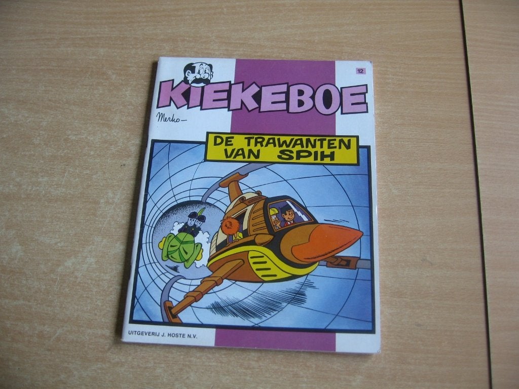 Kiekeboe 12 : De trawanten van Spih - 1e druk 1980., Gelezen, Eén stripboek, Merho, Ophalen of Verzenden