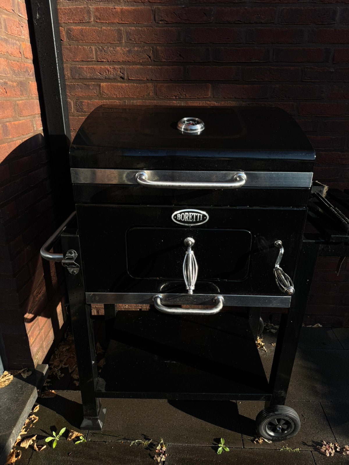 Boretti - Carbone Houtskool barbecue, Jardin & Terrasse, Barbecues au charbon de bois, Comme neuf, Enlèvement