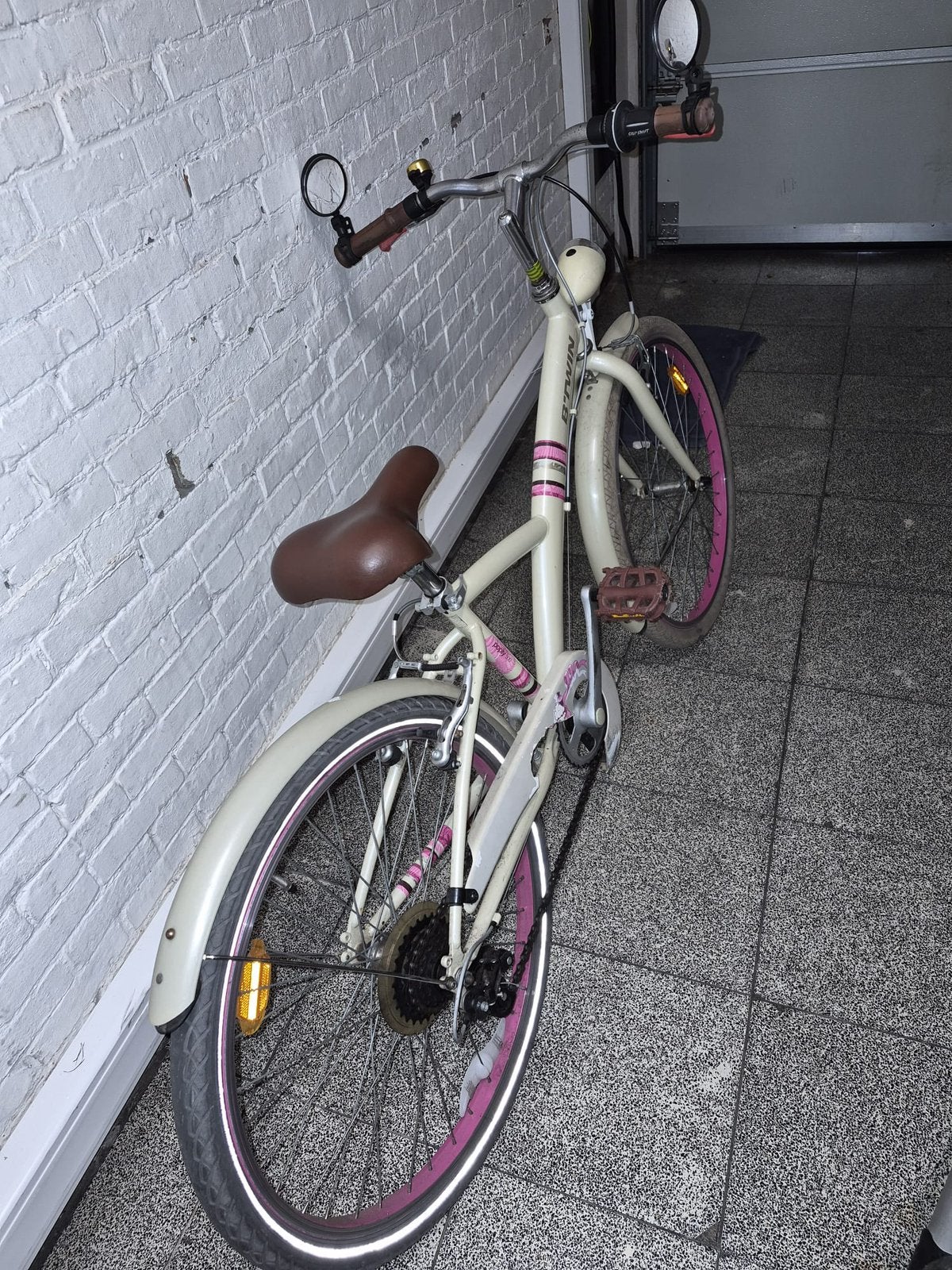 Meisjes fiets, Fietsen en Brommers, Ophalen, Gebruikt, Schijfrem, 24 inch