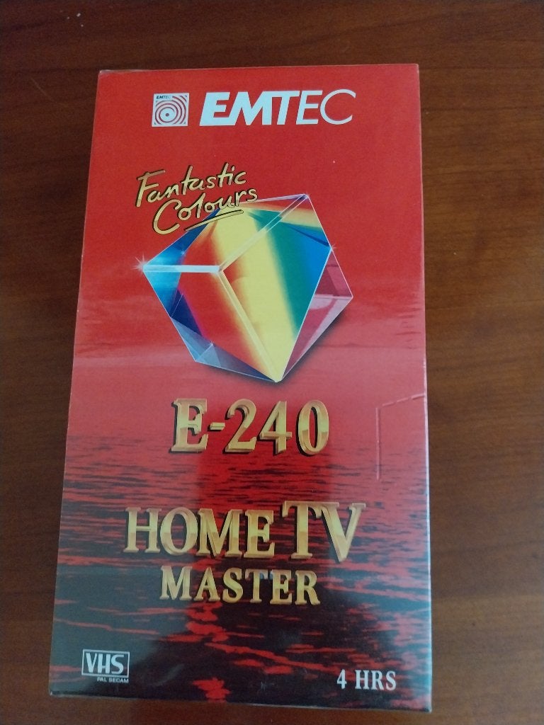 EMTEC E-240 - VHS videocassette 4 uur – nieuw in verpakking, Ophalen of Verzenden, Nieuw in verpakking, VHS