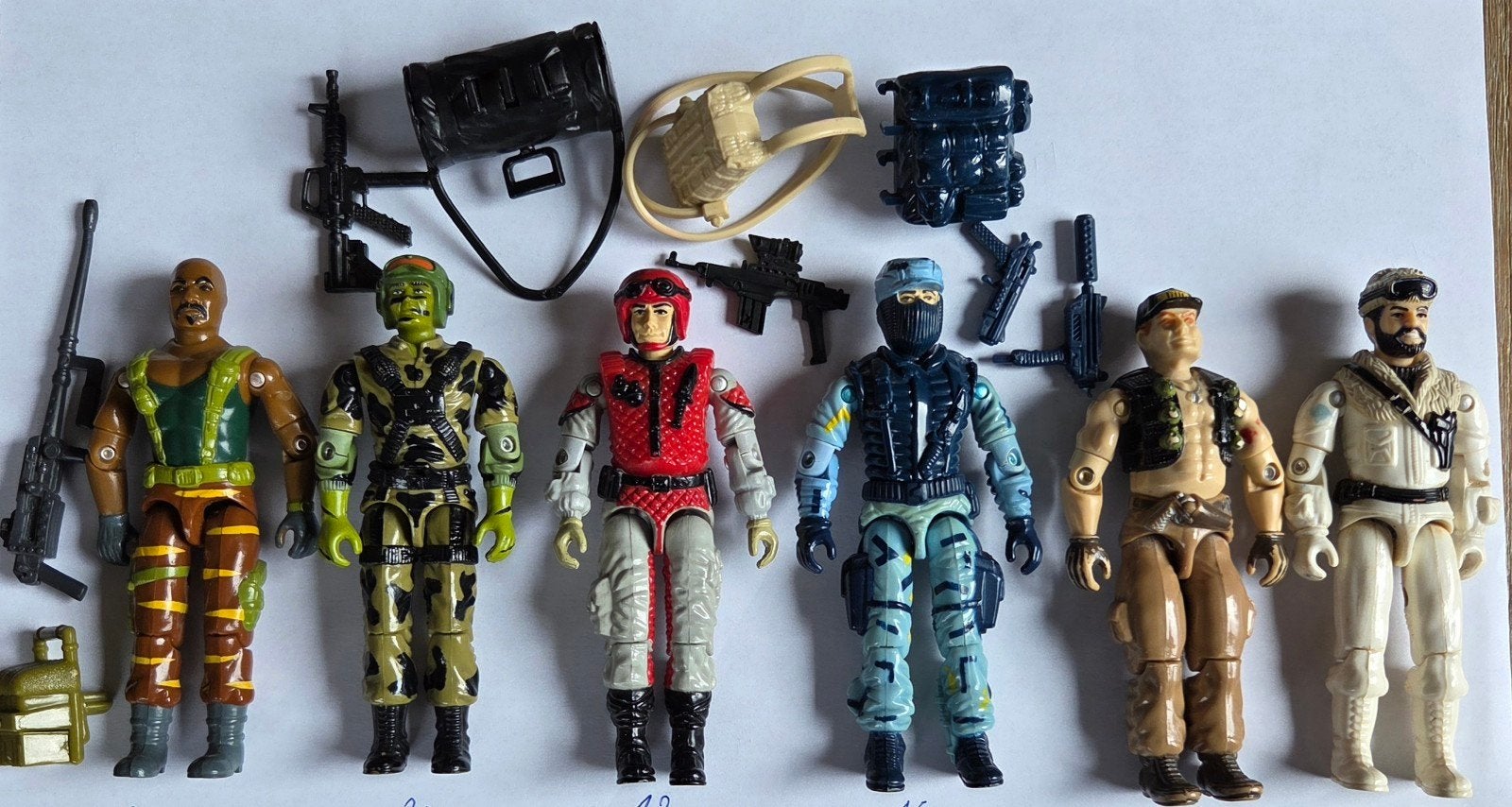 6 Gi joe figuren, Collections, Enlèvement ou Envoi, Comme neuf