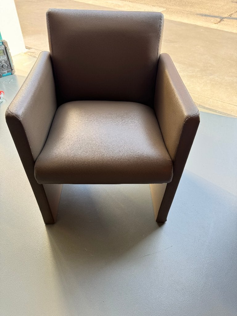 8 stoelen, Ophalen, Bruin, Club, Leer