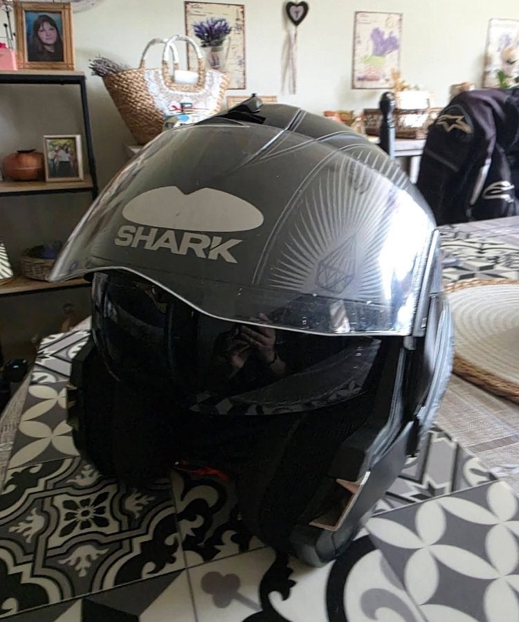 Casque de moto, Enlèvement, Utilisé