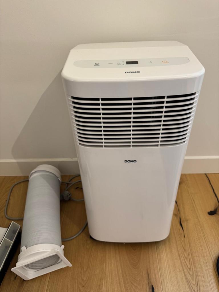 DO1034A mobiele airco van Domo, Elektronische apparatuur, Airco's, Ophalen, Zo goed als nieuw, Mobiele airco, Afstandsbediening