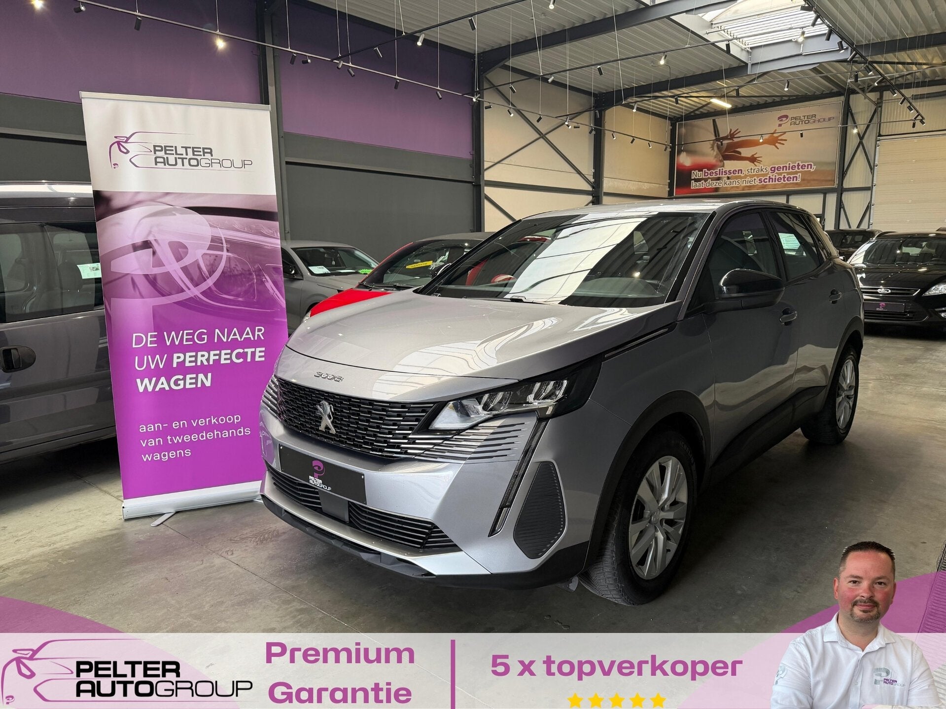 Peugeot 3008 1.5 BlueHDi Automaat GPS Camera LED, 4 cilinders, 0 kg, Bedrijf, 5 deurs