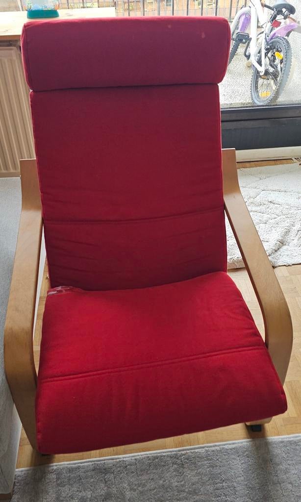 Fauteuil POÄNG , plaqué bouleau/Skiftebo