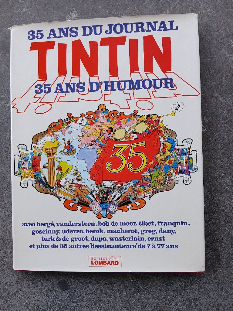 35 ans du journal Tintin - tirage de tête n989/1000, Enlèvement, Comme neuf, Hergé