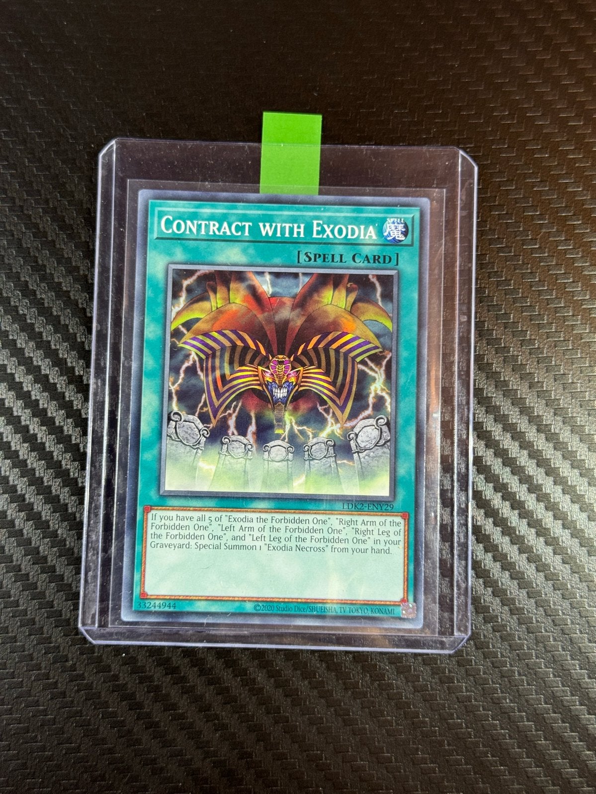 Contract with Exodia | Common | Spell | #LDK2-ENY29, Hobby en Vrije tijd, Verzamelkaartspellen | Yu-gi-Oh!, Verzenden, Zo goed als nieuw