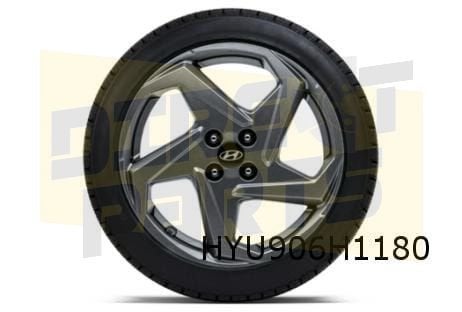 Hyundai Bayon velg alu. 17" design "Seoul" grafiet (6/21-) O, Auto-onderdelen, -, Verzenden, -, Nieuw