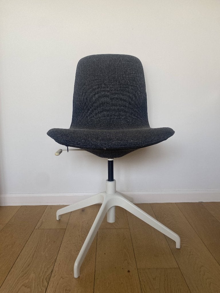Bureaustoel, Enlèvement, Comme neuf, Gris, Chaise de bureau