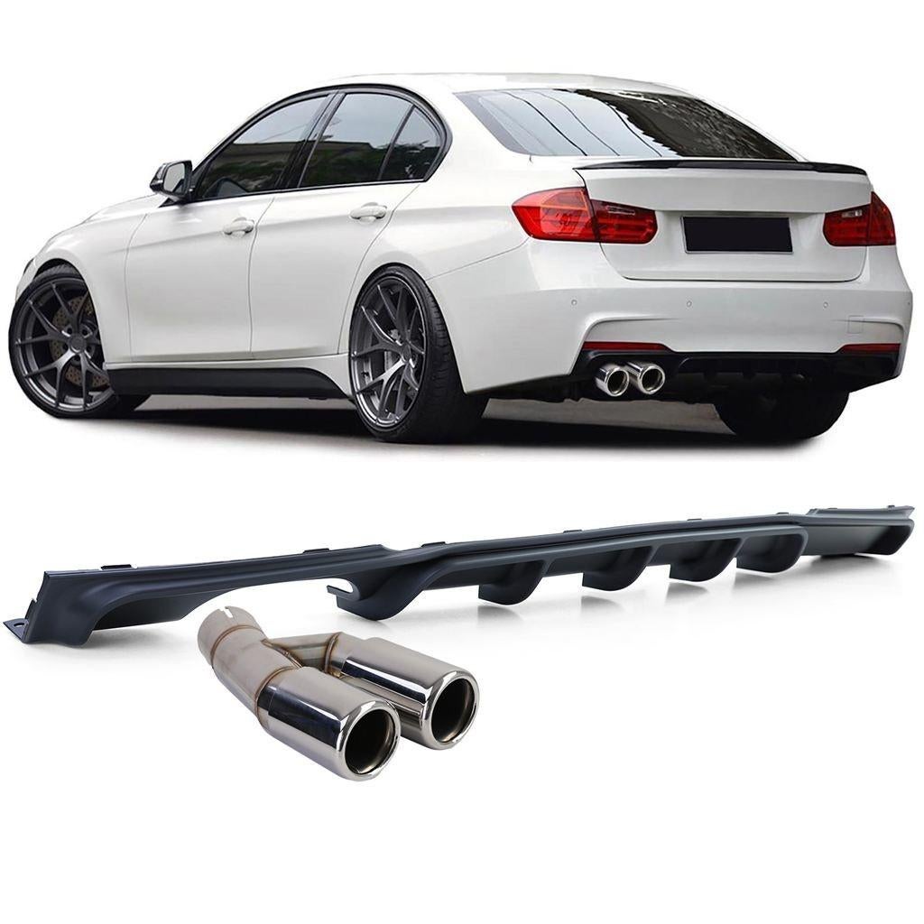 Diffuser Mat Uitlaat Passend Voor Bmw 3 serie F30 F31 M Pack, Envoi