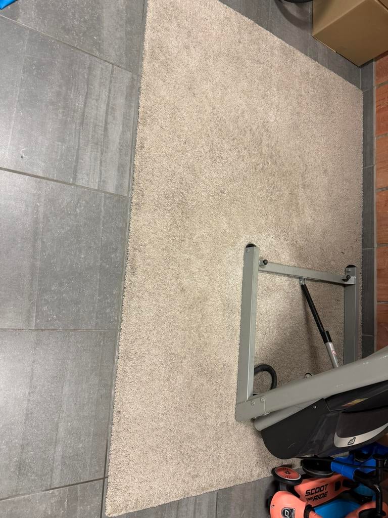 Beige mat 1m35 op 2m00, Ophalen, Gebruikt