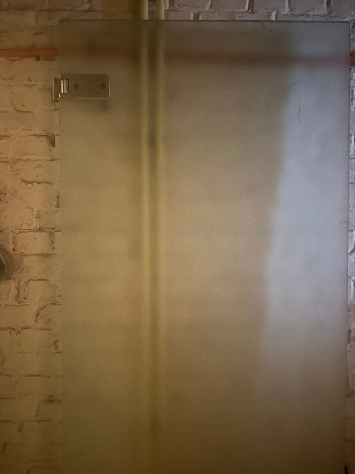 2 portes en verre sablé à donner en parfait état, Ophalen, Zo goed als nieuw