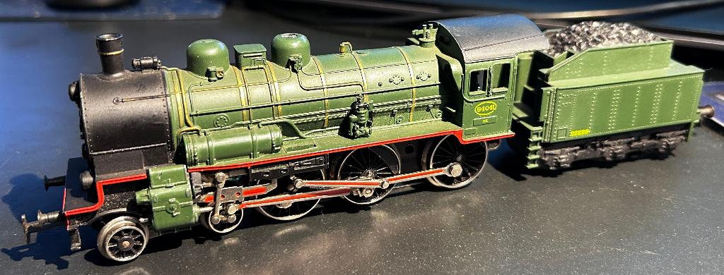 3368. Locomotive à vapeur de la SNCB H0 Märklin., Envoi, Utilisé, Locomotive, Märklin