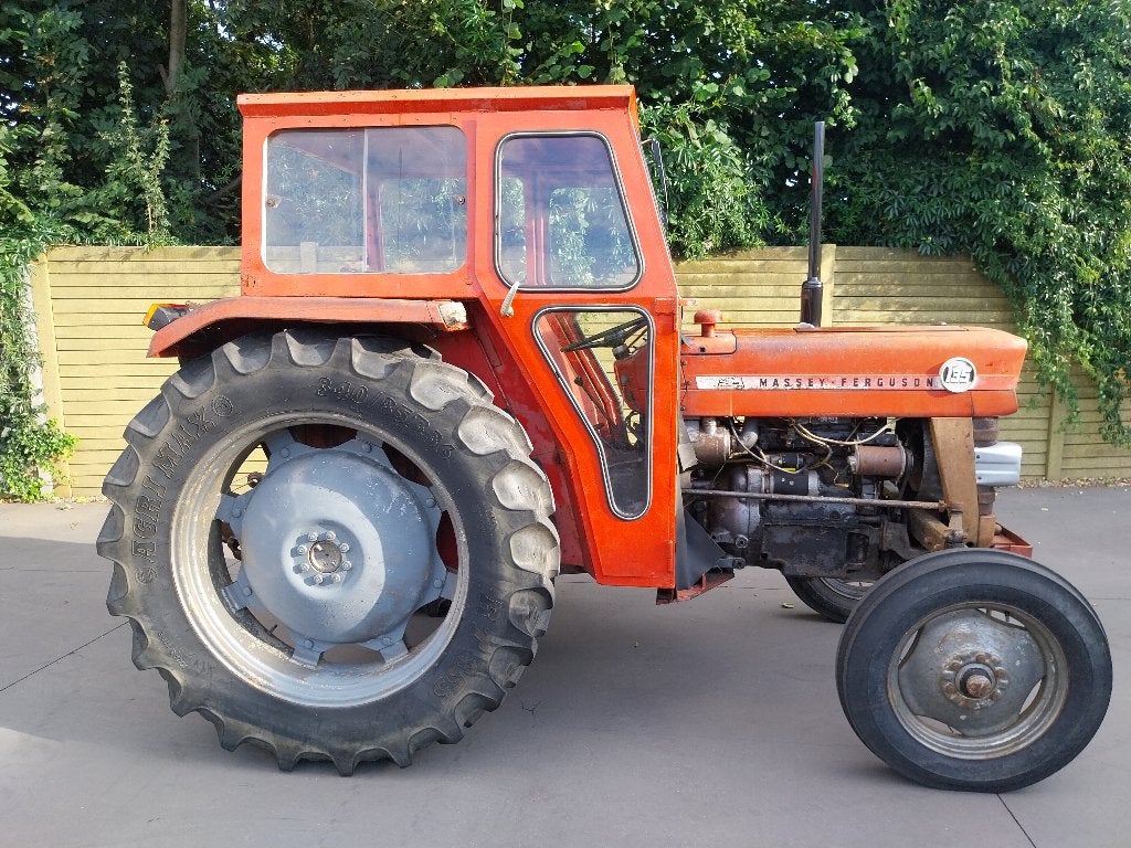 Massey ferguson 135 en diepladertje, Ophalen, Massey Ferguson