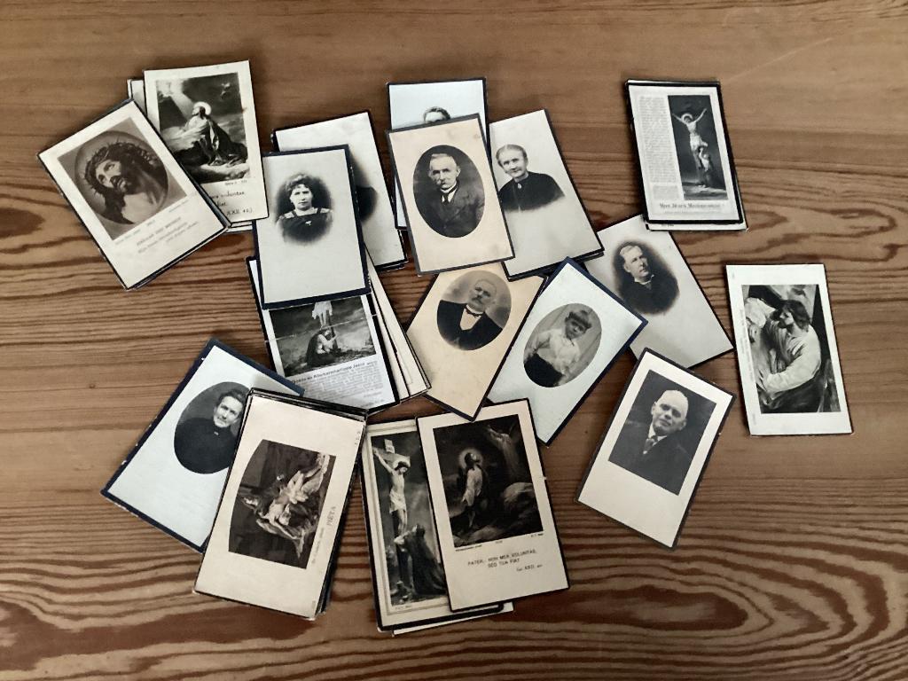 Bidprentjes, Ophalen, Bidprentje