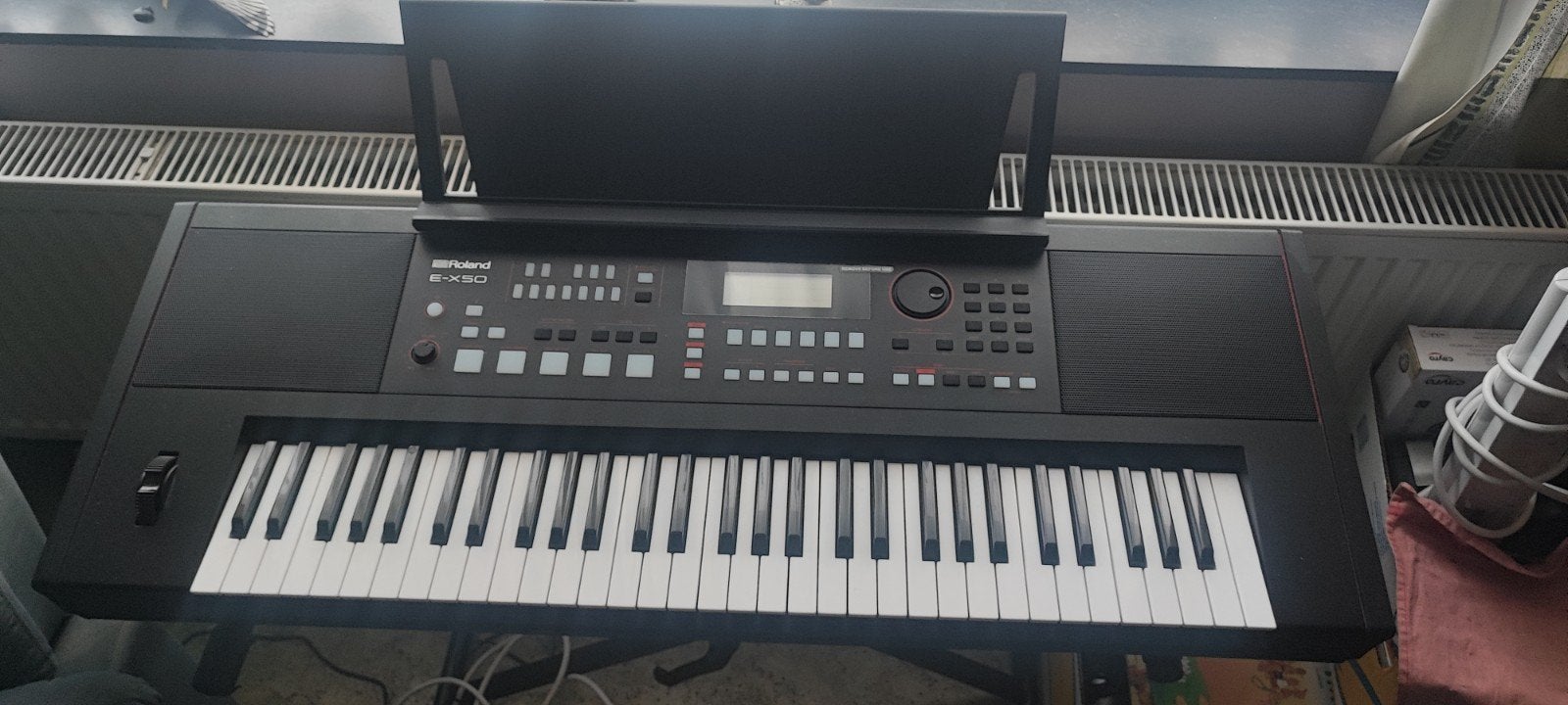 EX-50 synthesizer voor toetsenbordarrangeur, Ophalen, Zo goed als nieuw, Roland, Aanslaggevoelig
