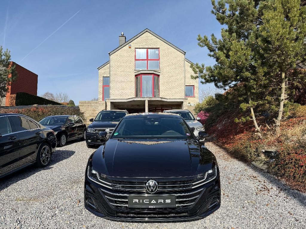 VW Arteon SB Facelift 2.0TDI DSG R-Line FULL OPTION GARANTIE, Auto's, Testrit aan huis, Arteon, 4 cilinders, Zwart